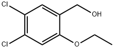 (4,5-Dichloro-2-ethoxyphenyl)methanol 구조식 이미지