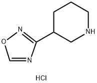 3-(1,2,4-oxadiazol-3-yl)piperidine hydrochloride 구조식 이미지