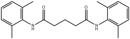 N,N'-bis(2,6-dimethylphenyl)pentanediamide Structure