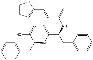 (2S)-2-[[(2S)-2-[[(E)-3-(furan-2-yl)prop-2-enoyl]amino]-3-phenylpropanoyl]amino]-3-phenylpropanoic acid Structure