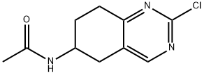 N-(2-Chloro-5,6,7,8-tetrahydro-quinazolin-6-yl)-acetamide Structure