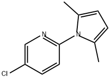 5-chloro-2-(2,5-dimethylpyrrol-1-yl)pyridine 구조식 이미지