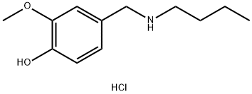 4-[(butylamino)methyl]-2-methoxyphenol hydrochloride Structure