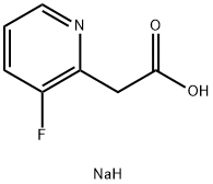 Sodium 2-(3-fluoropyridin-2-yl)acetate Structure