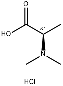 N,N-dimethyl-D-alanine hydrochloride Structure