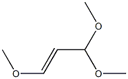 (E)-1,3,3-trimethoxyprop-1-ene Structure