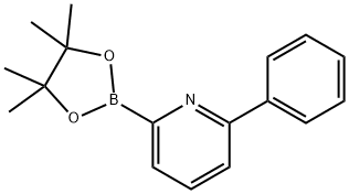 2-phenyl-6-(4,4,5,5-tetramethyl-1,3,2-dioxaborolan-2-yl)pyridine Structure