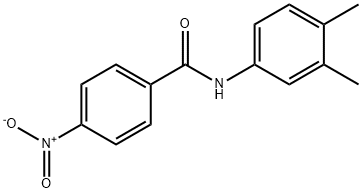 N-(3,4-Dimethylphenyl)-4-nitrobenzamide, 97% 구조식 이미지