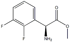 METHYL(2S)-2-AMINO-2-(2,3-DIFLUOROPHENYL)ACETATE Structure