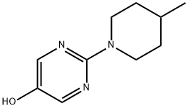 2-(4-Methyl-piperidin-1-yl)-pyrimidin-5-ol Structure