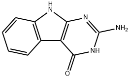 2-AMINO-3H-PYRIMIDO[4,5-B]INDOL-4(9H)-ONE 구조식 이미지