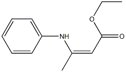 Ethyl 3-anilinocrotonate, 97% 구조식 이미지