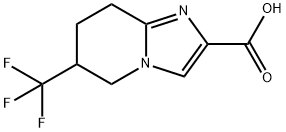6-(Trifluoromethyl)-5,6,7,8-tetrahydroimidazo[1,2-a]pyridine-2-carboxylic acid Structure
