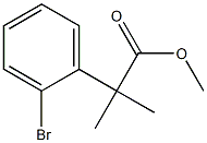 METHYL 2-(2-BROMOPHENYL)-2-METHYLPROPANOATE Structure