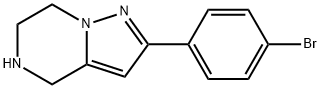 2-(4-bromophenyl)-4,5,6,7-tetrahydropyrazolo[1,5-a]pyrazine Structure
