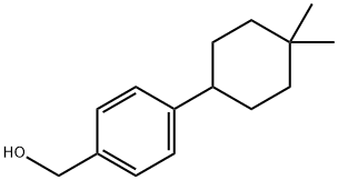 4-(4,4-Dimethylcyclohexyl)-benzenmethanol 구조식 이미지