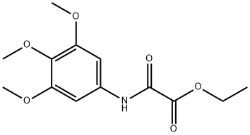 ethyl oxo[(3,4,5-trimethoxyphenyl)amino]acetate Structure