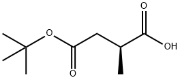 (S)-4-(tert-Butoxy)-2-methyl-4-oxobutanoic acid 구조식 이미지