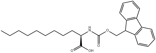 (2R)-2-(Fmoc-amino)undecanoic acid 구조식 이미지