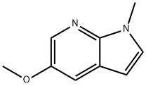 5-METHOXY-1-METHYL-1H-PYRROLO[2,3-B]PYRIDINE Structure