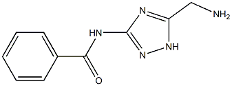 N-[5-(aminomethyl)-1H-1,2,4-triazol-3-yl]benzamide Structure