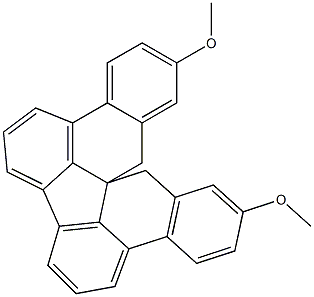 Benzo[b]naphtho[1,2,3-mn]fluoranthene, 15,16-dihydro-2,13-dimethoxy- 구조식 이미지