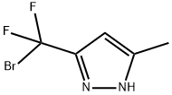 3-(bromodifluoromethyl)-5-methyl-1H-pyrazole 구조식 이미지