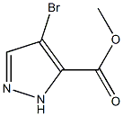 Methyl 4-bromo-1H-pyrazole-5-carboxylate 구조식 이미지