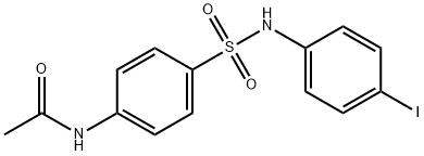 4'-(4-Iodophenylsulfamoyl)acetanilide 구조식 이미지