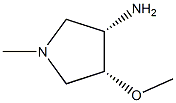 (3S,4R)-4-methoxy-1-methylpyrrolidin-3-amine Structure