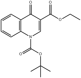 1-tert-butyl 3-ethyl 4-oxoquinoline-
1,3(4H)-dicarboxylate Structure