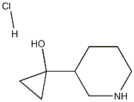 1-(3-piperidinyl)cyclopropanol hydrochloride Structure