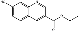 ethyl 7-hydroxyquinoline-3-carboxylate 구조식 이미지