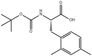 Boc-2,4-Dimethy-DL-Phenylalanine Structure