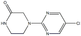 4-(5-chloropyrimidin-2-yl)piperazin-2-one Structure