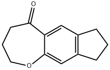 2,3,7,8-Tetrahydro-1H,6H-5-oxa-cyclohepta[f]inden-9-one Structure