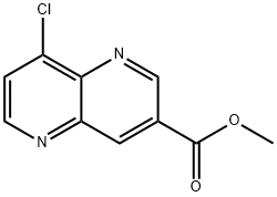 methyl 8-chloro-1,5-naphthyridine-3-carboxylate Structure