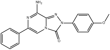 8-amino-2-(4-methoxyphenyl)-6-phenyl-[1,2,4]triazolo[4,3-a]pyrazin-3(2H)-one Structure