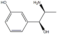 3-((1S,2S)-2-amino-1-hydroxypropyl)phenol Structure