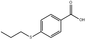 4-(n-Propylthio)benzoic acid 구조식 이미지