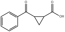 2-Benzoyl-cyclopropanecarboxylic acid 구조식 이미지