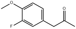 1-(3-fluoro-4-methoxyphenyl)propan-2-one 구조식 이미지