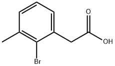 2-bromo-3-methylphenylacetic acid 구조식 이미지