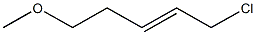(E)-1-chloro-5-methoxypent-2-ene Structure