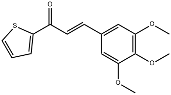 (2E)-1-(thiophen-2-yl)-3-(3,4,5-trimethoxyphenyl)prop-2-en-1-one Structure