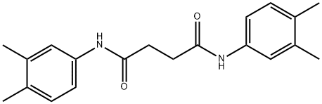 N,N'-bis(3,4-dimethylphenyl)succinamide 구조식 이미지