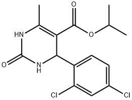isopropyl 4-(2,4-dichlorophenyl)-6-methyl-2-oxo-1,2,3,4-tetrahydropyrimidine-5-carboxylate Structure