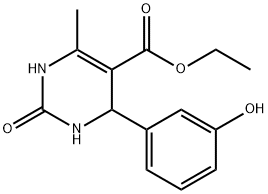 Ethyl 4-(3-hydroxyphenyl)-6-methyl-2-oxo-1,2,3,4-tetrahydropyrimidine-5-carboxylate Structure