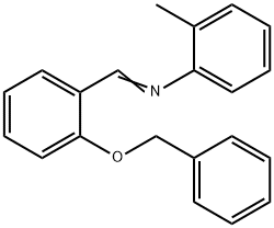 N-[2-(benzyloxy)benzylidene]-2-methylaniline Structure