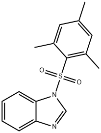 1-(mesitylsulfonyl)-1H-benzo[d]imidazole 구조식 이미지